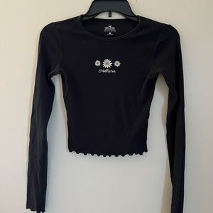 Hollister Long Sleeve Fitted Top